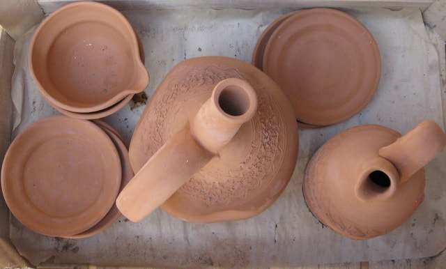 посуда ручной работы глиняная